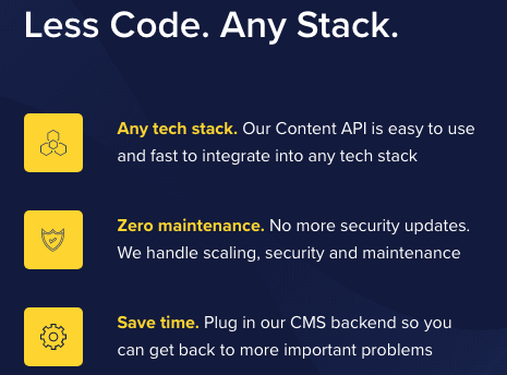 screenshot of Butter CMS
